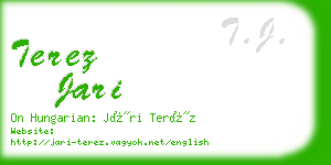 terez jari business card